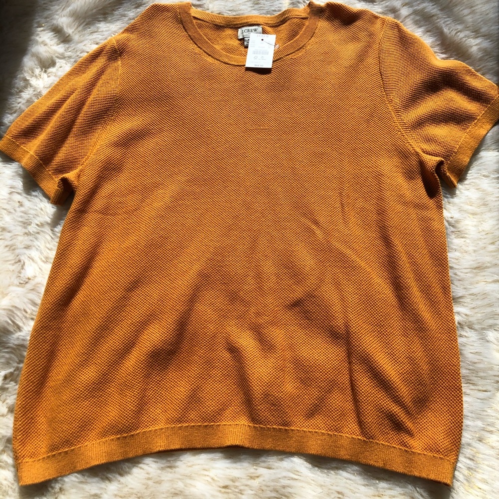 J.Crew mustard yellow shirt, size XL